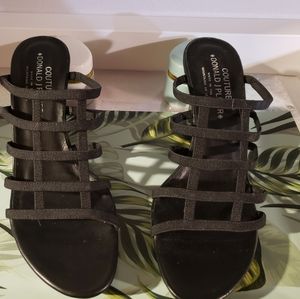 Donald j. Pliner wedged heels